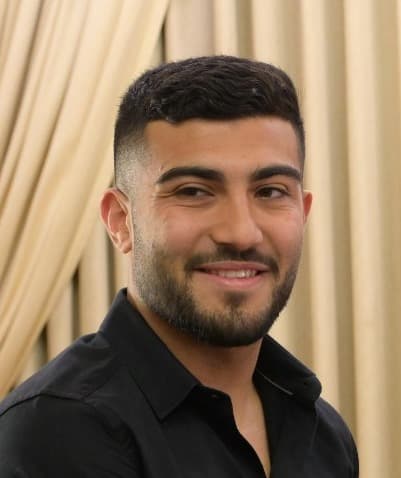 Mohammad Abu Fani during an Israel national team appearance in June 2023