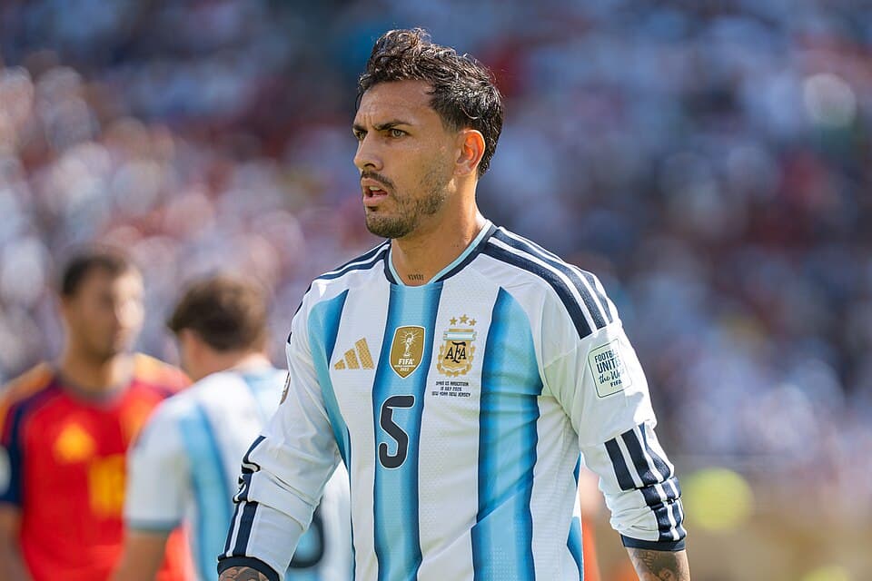 Leandro Paredes during Argentina vs Spain at the 2026 FIFA World Cup Final