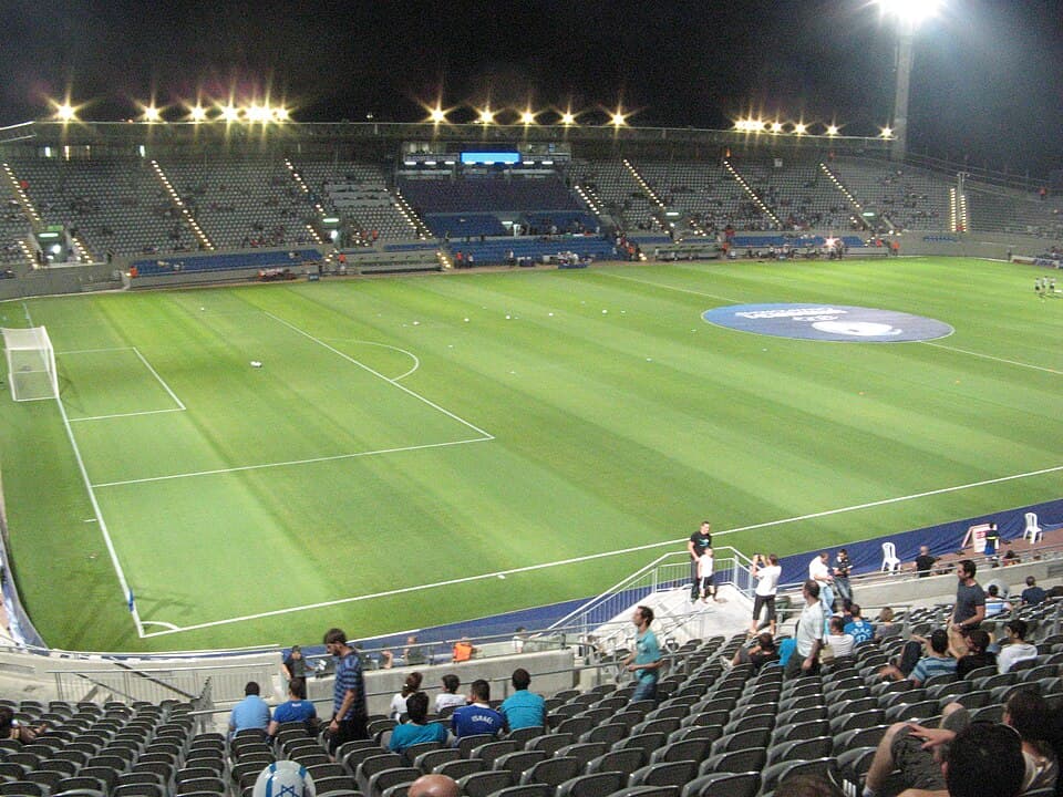 Bloomfield stadium in Tel Aviv-Yafo. A view from gate 8 during the match between Israel and Italy in the 2013 UEFA European Under-21 Football Championship
