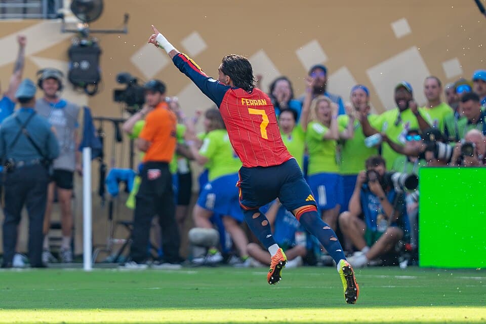 Ferran Torres during Argentina vs Spain at the 2026 FIFA World Cup Final