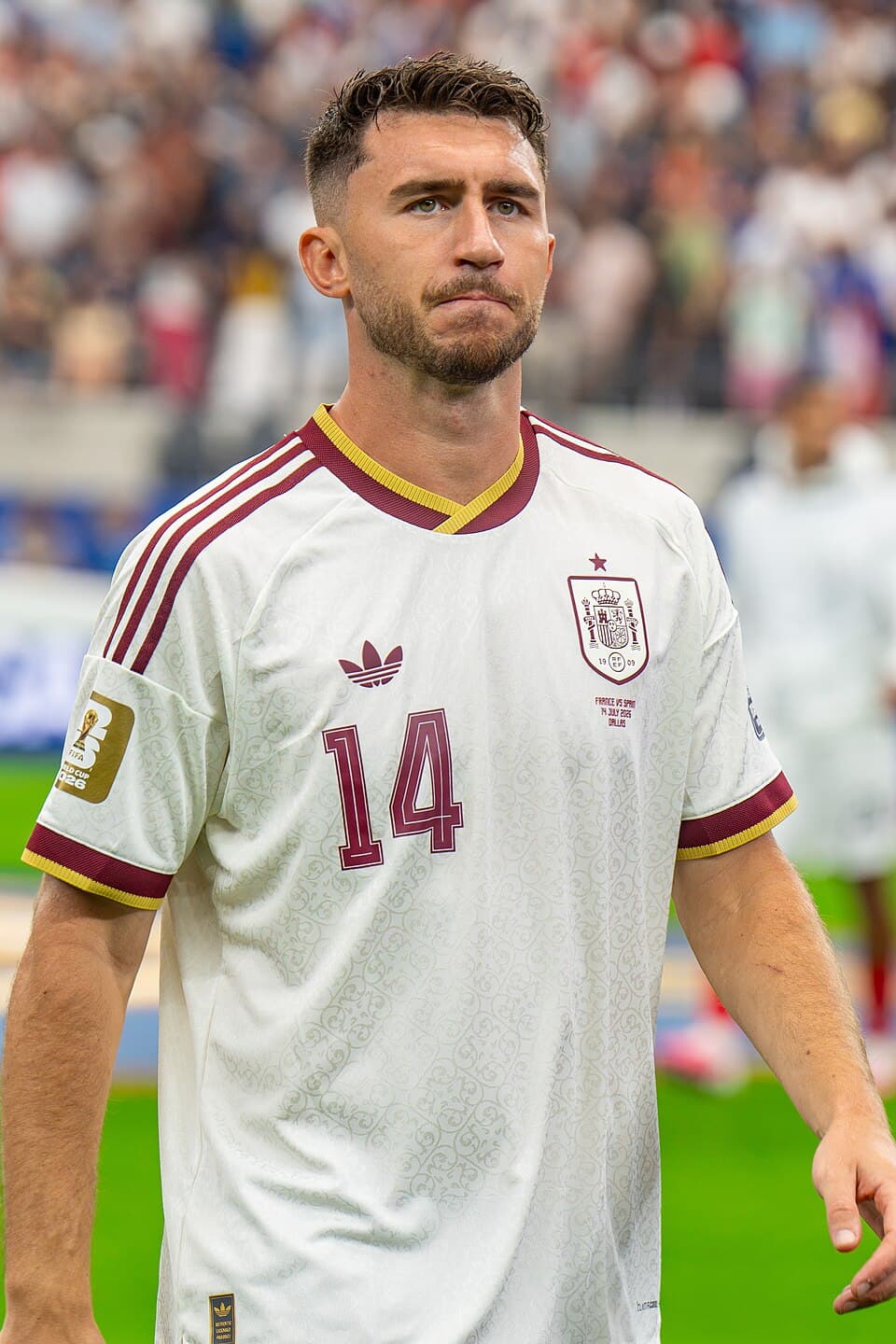 Aymeric Laporte during France v Spain at the 2026 FIFA World Cup