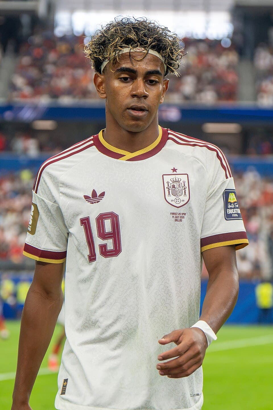 Lamine Yamal during France v Spain at the 2026 FIFA World Cup