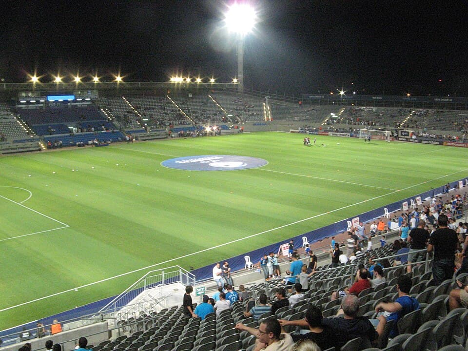 Bloomfield stadium in Tel Aviv-Yafo. A view from gate 8 during the match between Israel and Italy in the 2013 UEFA European Under-21 Football Championship
