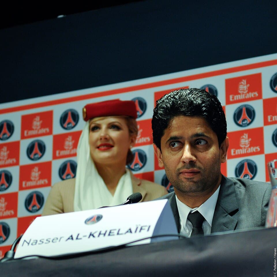 Nasser Al-Khelaïfi, president of Paris Saint-Germain