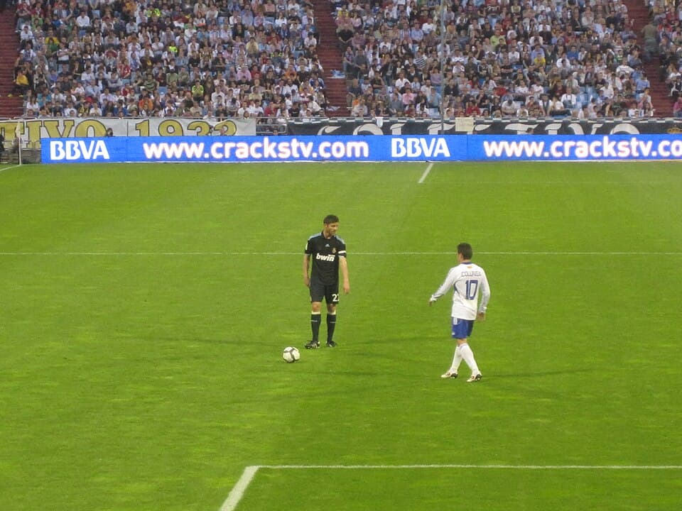 El Jugador de fútbol español Xabi Alonso