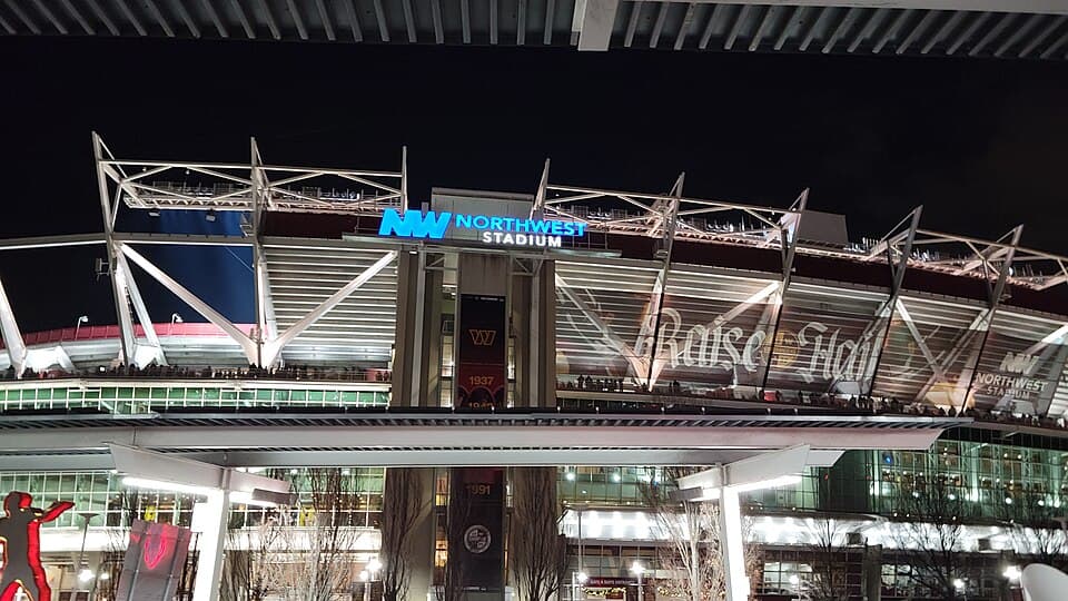 Atlanta Falcons at Washington Commanders NFL game on December 29, 2024
