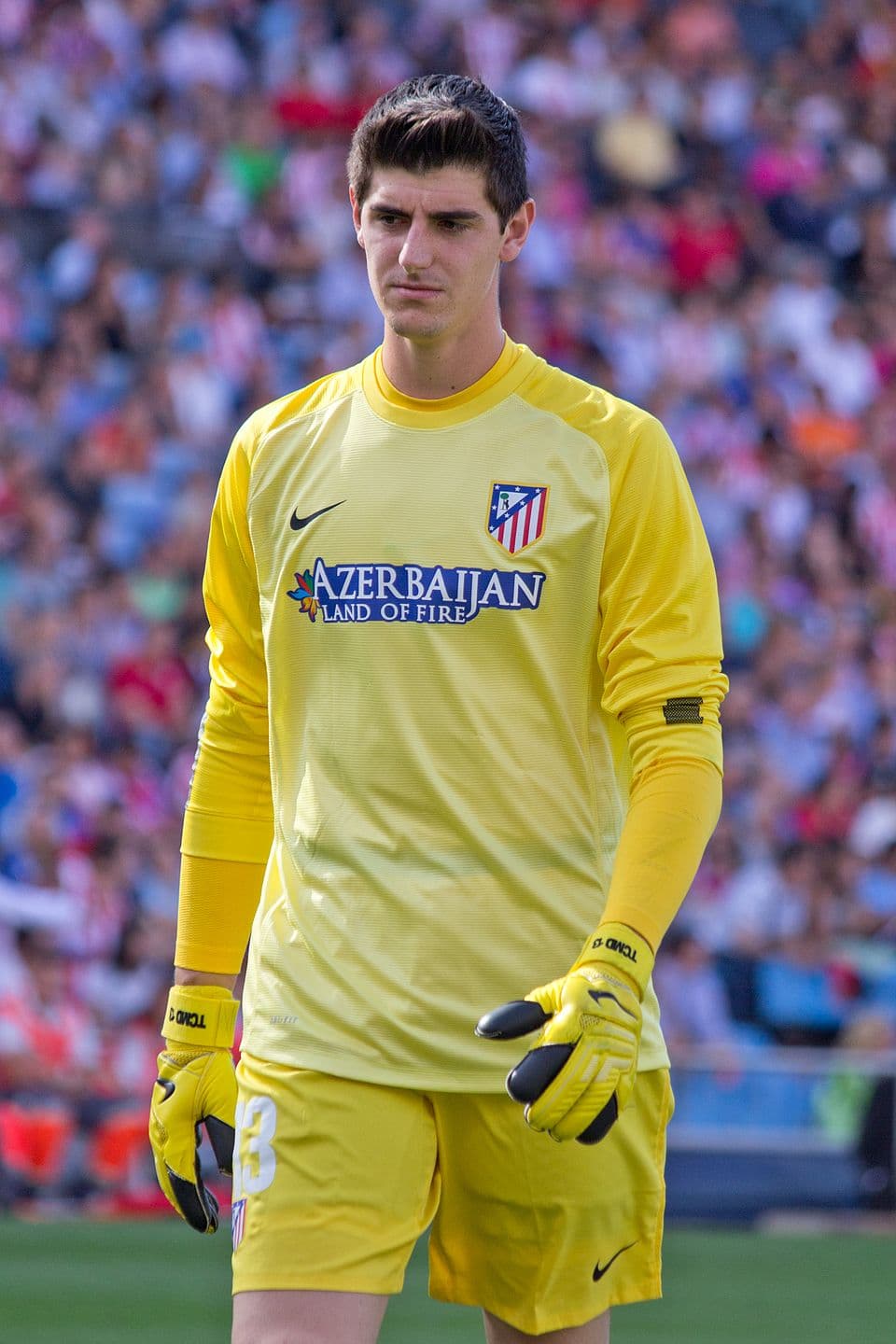 Thibaut Courtois, footballer of Atlético de Madrid