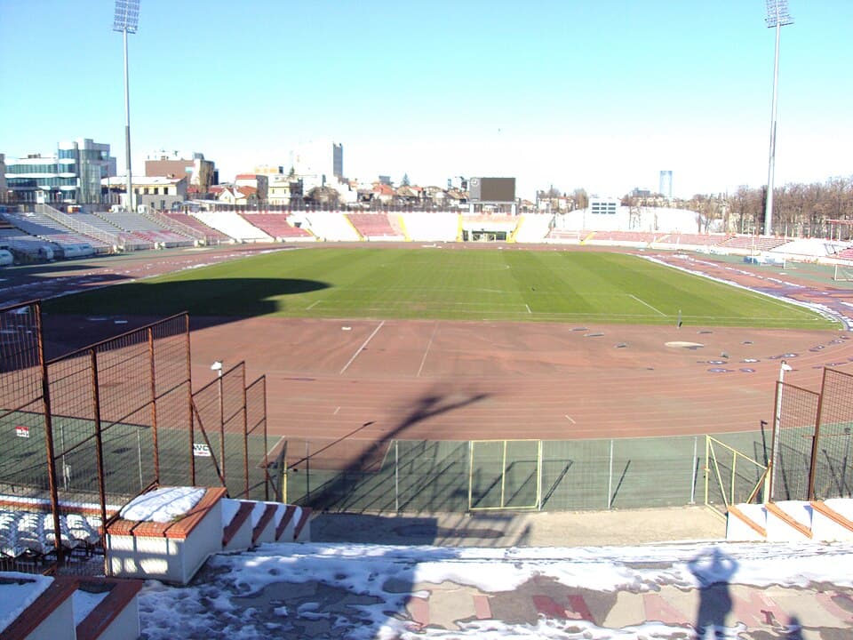 Dinamo Stadium in Bucharest