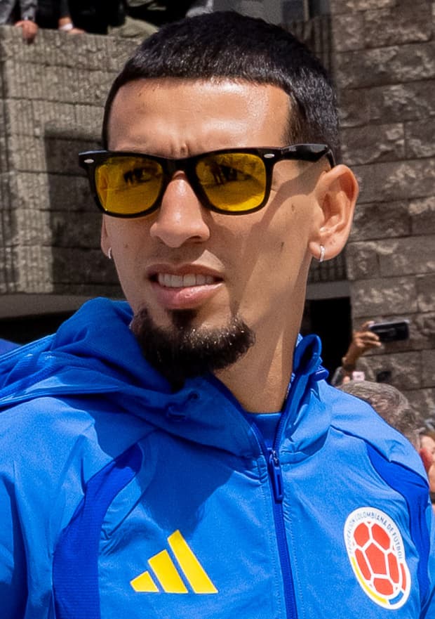 Daniel Muñoz , Colombian footballer, during the presidential farewell of the Colombia national football team, prior to their trip for the 2026 FIFA World Cup