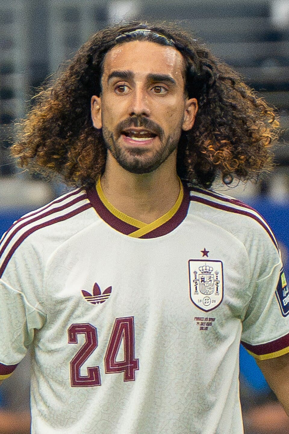 Marc Cucurella during France v Spain at the 2026 FIFA World Cup