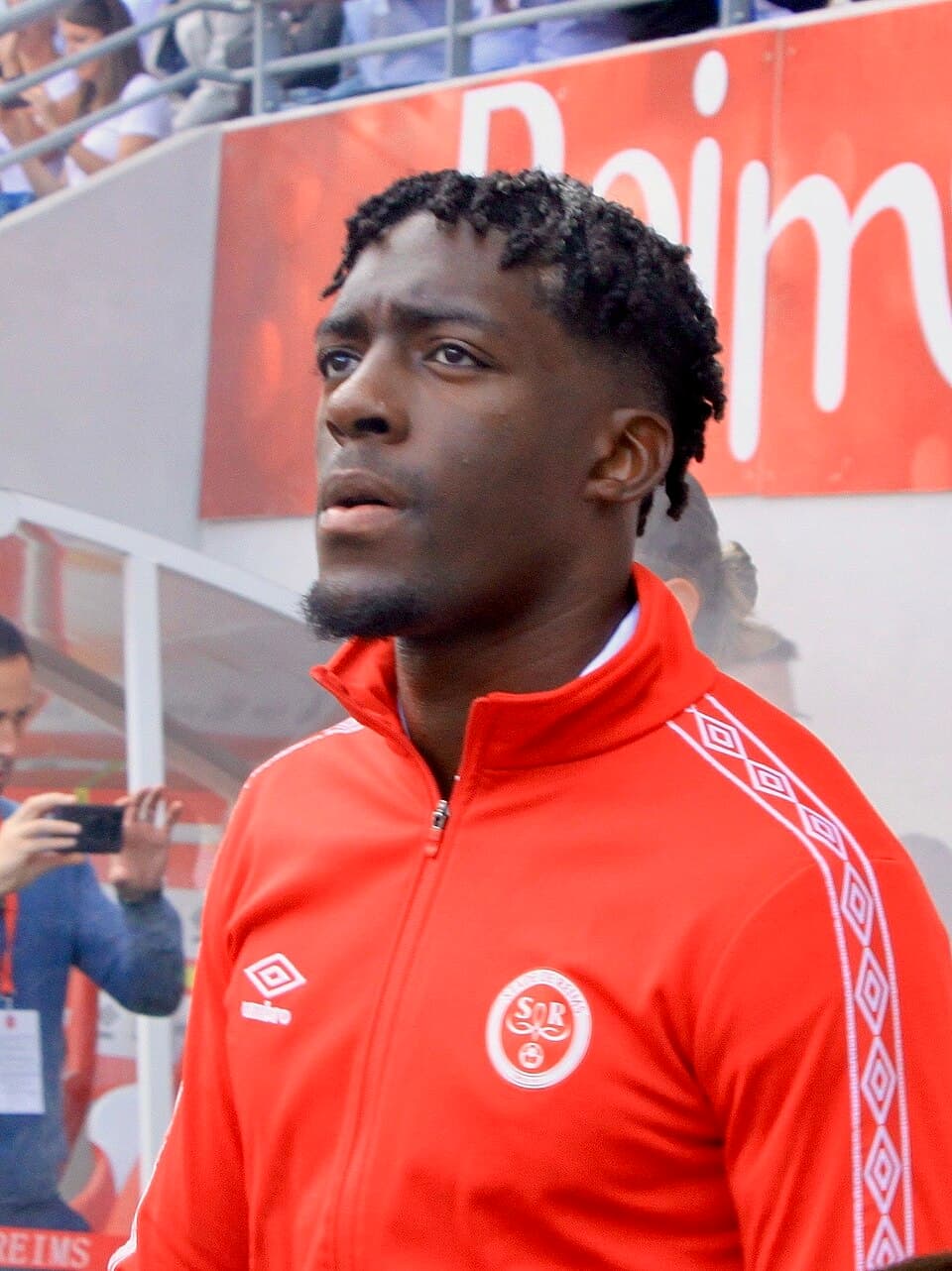 Axel Disasi, le 1er septembre 2019, avant Reims - Lille, Ligue 1