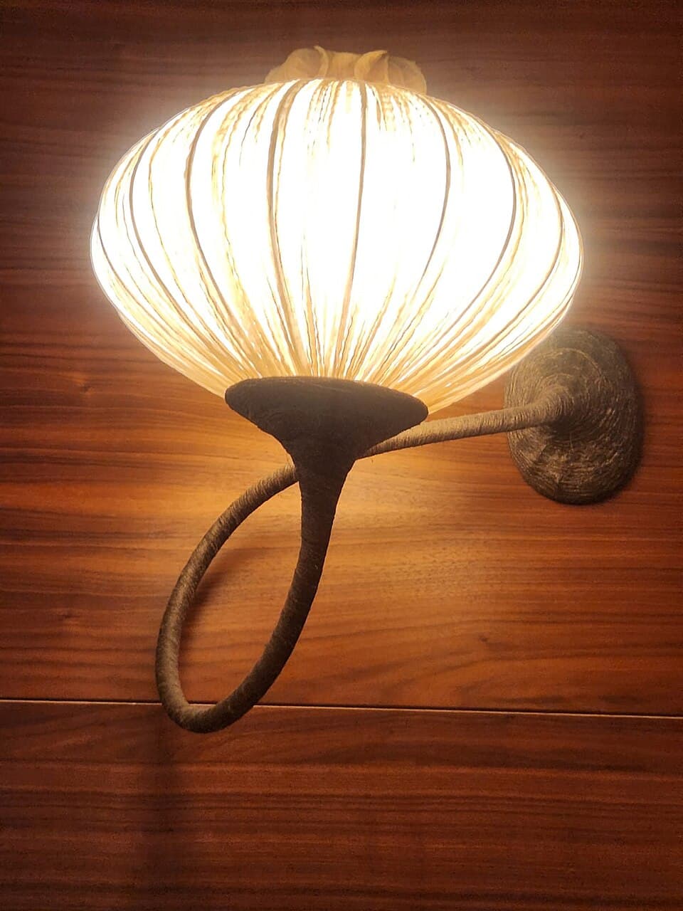 Ayala Serfaty's lighting fixtures at Nafis in Beer Sheva, January 2025