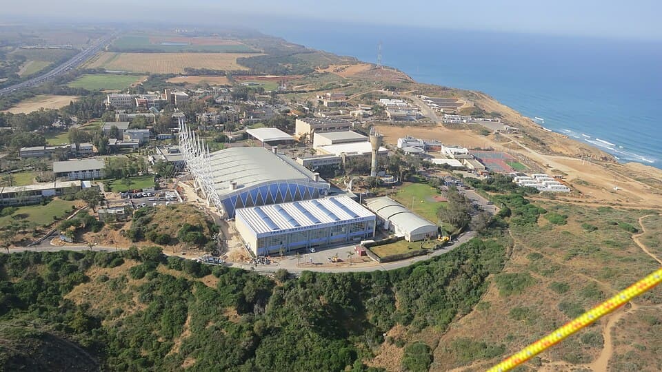 מכון וינגייט תצלום אוויר