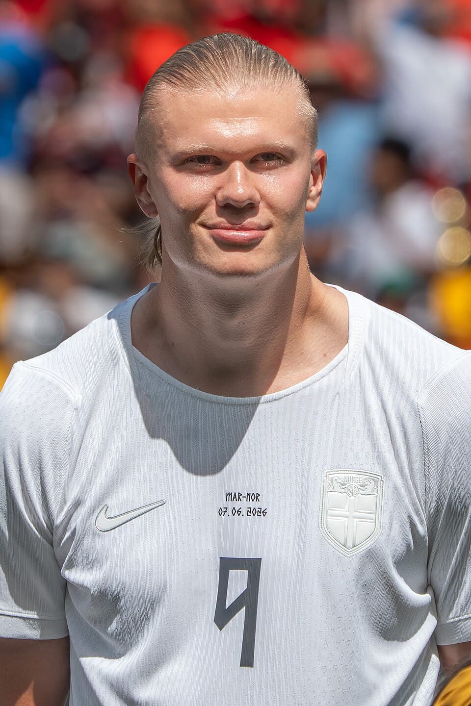 Erling Haaland during Morocco v Norway 7 June 2026