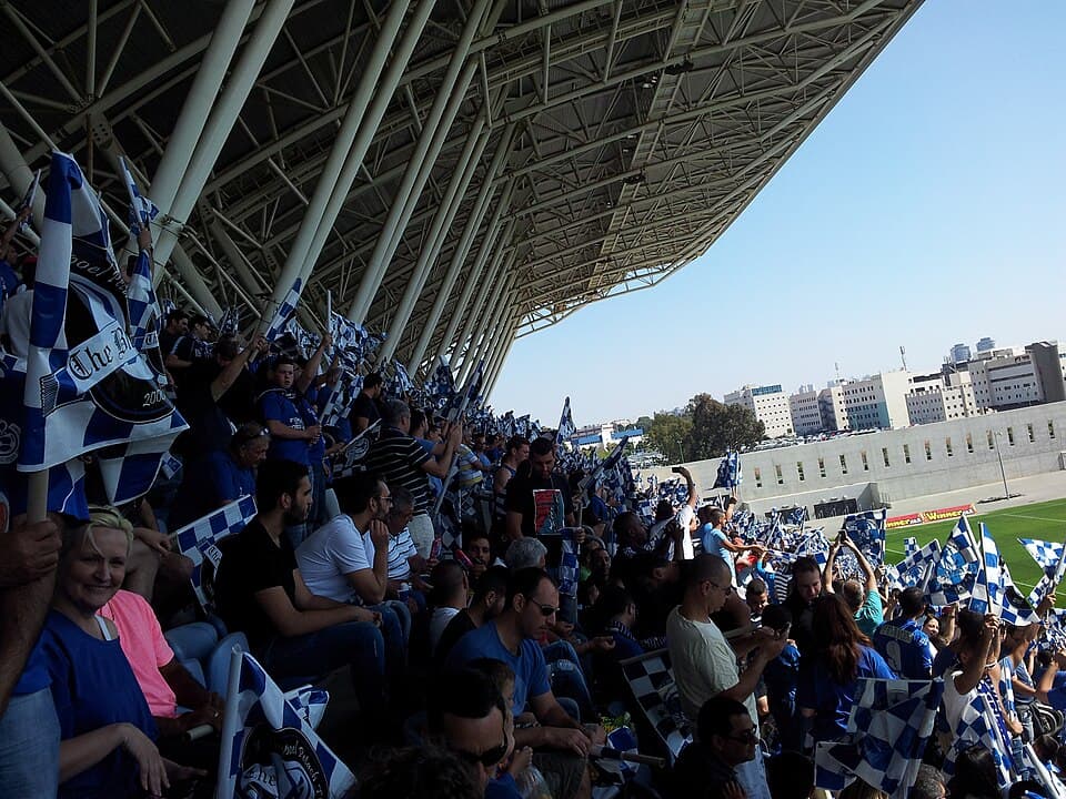 HaMoshava Stadium during a much between Hapoel Petah Tikva F.C. and F.C. Nazareth Illit