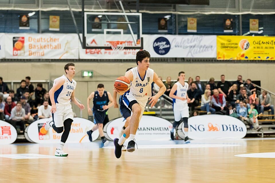 Israel vs Argentinia 106:83 during Basketball Albert Schweitzer Turnier at GBG Halle, Mannheim, Baden-Württemberg, Germany on 2018-04-02, Photo: Sven Mandel