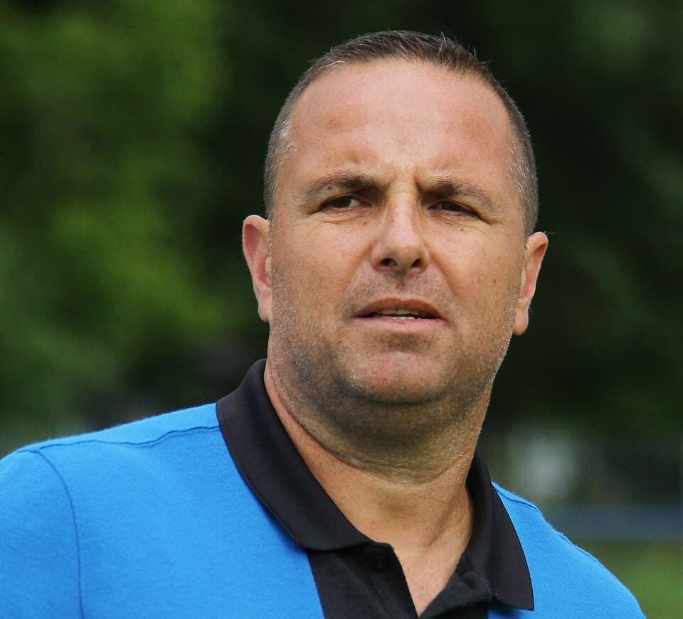 Friendly match between Beitar Jerusalem F.C. (yellow shirts) and MTK Budapest FC (blue shirts) at 2016-06-18 in Bad Erlach ( Austria . – The photo shows Ran Ben-Shimon, head-coach
