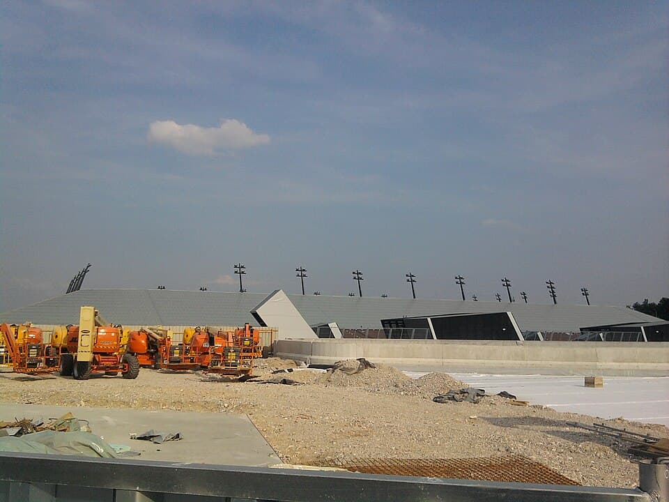 The Stozice Arena complex in Ljubljana