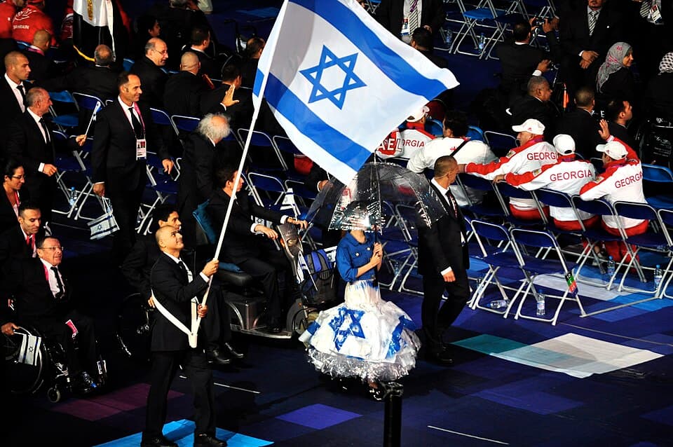 Israel Paralympic team at the London 2012 Opening Ceremony.jpg