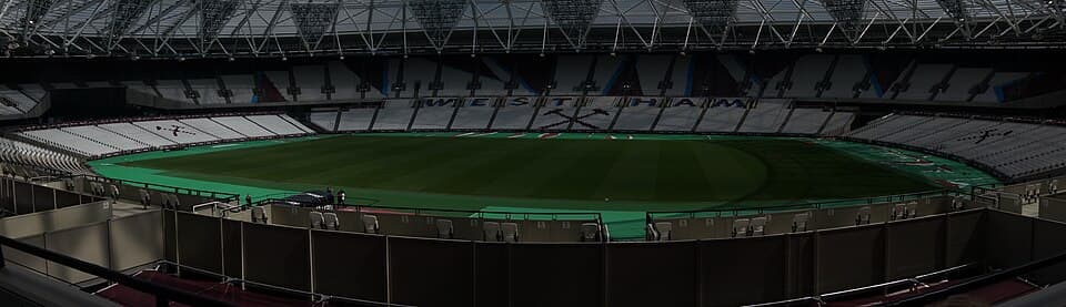 Photos from a tour of the West Ham United's London Stadium in May 2015