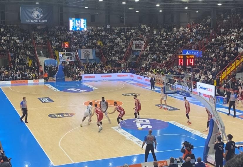 Napoli Basket in Serie A action