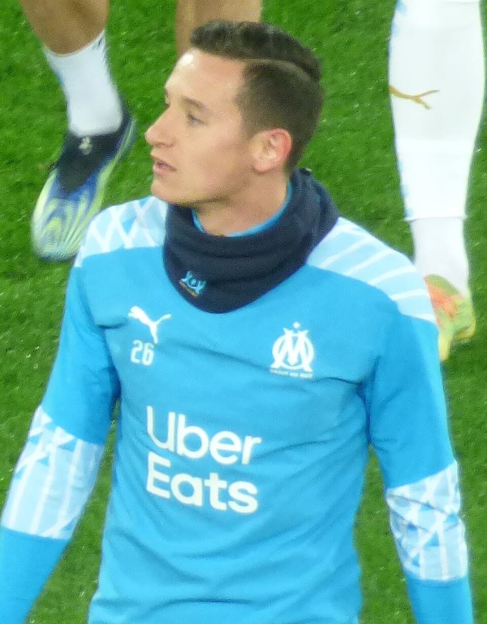 Florian Thauvin lors du match RC Lens / Olympique de Marseille, le 3 février 2021, comptant pour la 23ème journée du championnat de France de Ligue 1, au Stade Bollaert-Delelis