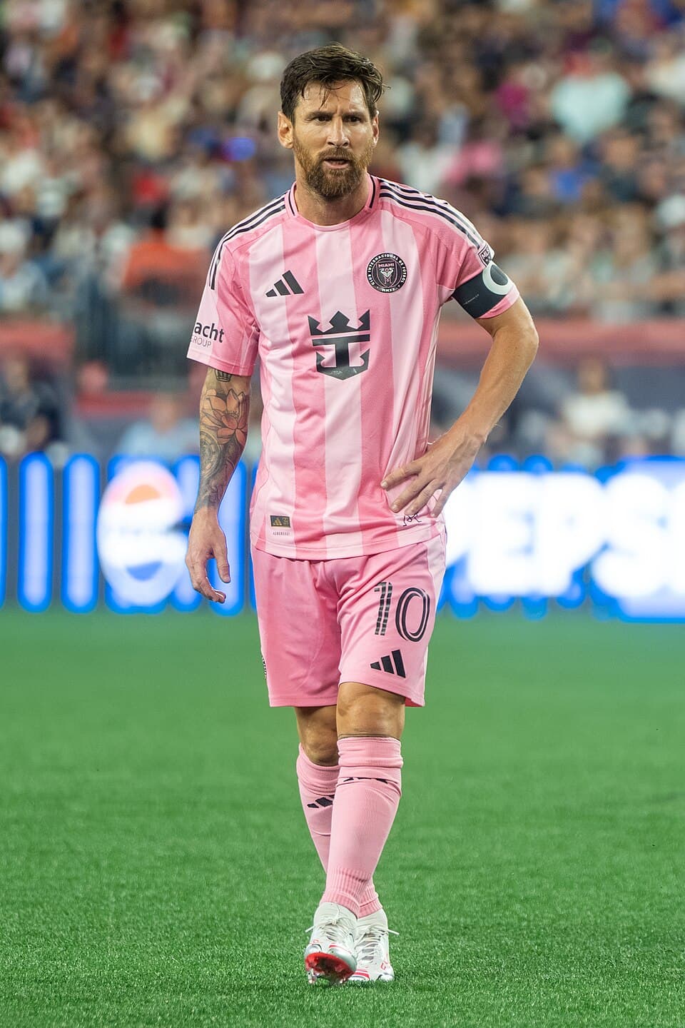 Lionel Messi during New England Revolution vs Inter Miami on July 9, 2025