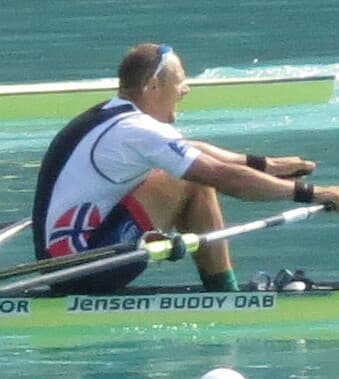 Bateaux en demi-finale du M1x BLR:SHCHARBACHENIA, Stanislau NOR:TUFTE, Olaf CRO:MARTIN, Damir