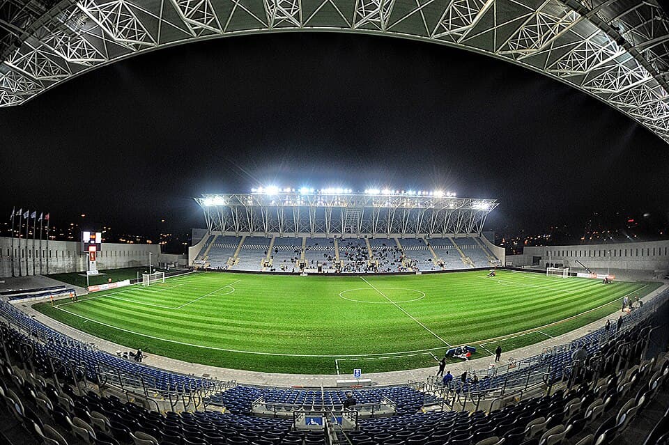 HaMoshava Stadium in Petah Tikva , Israel