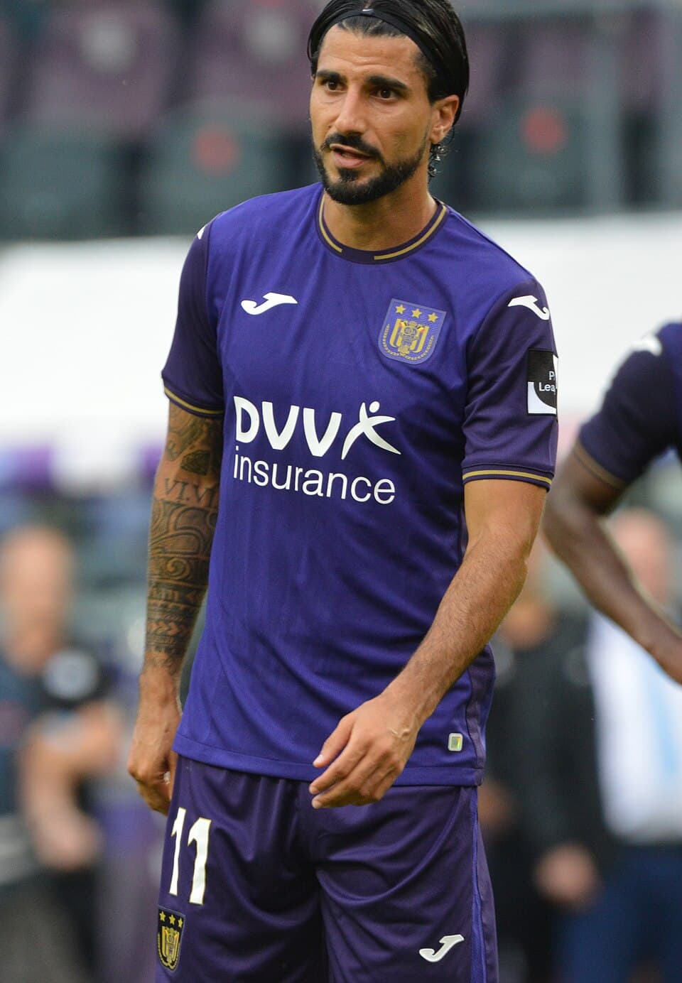 Israeli football player Lior Refaelov with thr Belgian club RSC AAnderlecht in 2021 Season 2021-2022 match: RSCA-Union St Gilloise