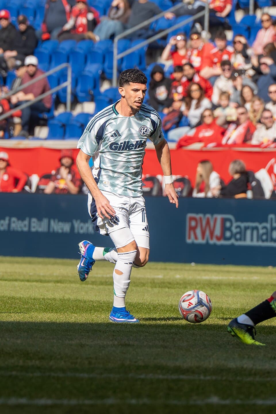 Dor Turgeman during the New York Red Bulls vs New England Revolution on Feb 28, 2026 at Sports Illustrated Stadium