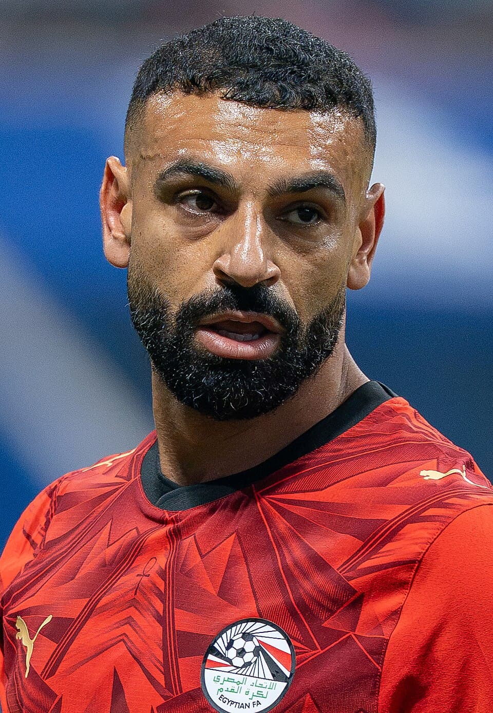 Mohamed Salah during Argentina v Egypt at the 2026 FIFA World Cup