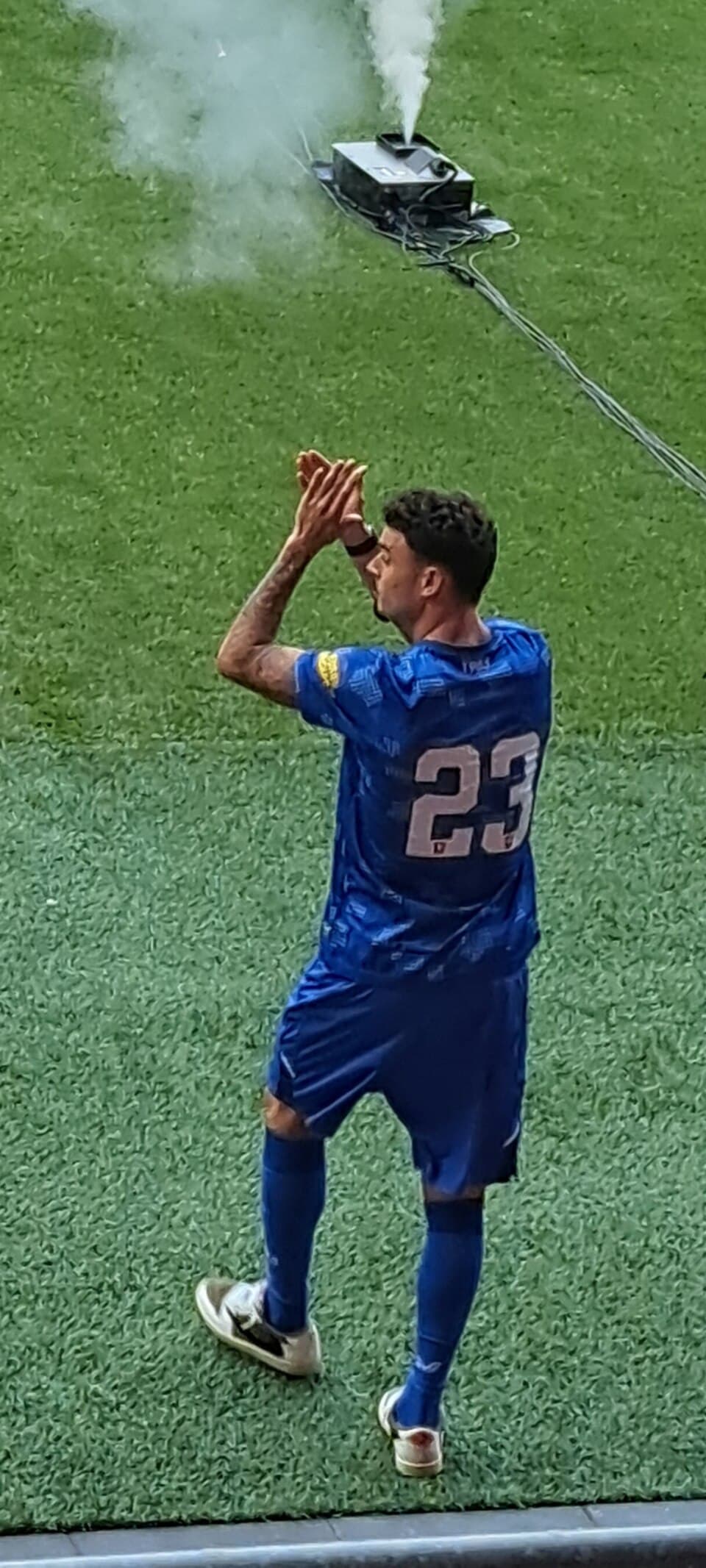 Stav Lemkin during the FC Twente squad presentation in July 2025