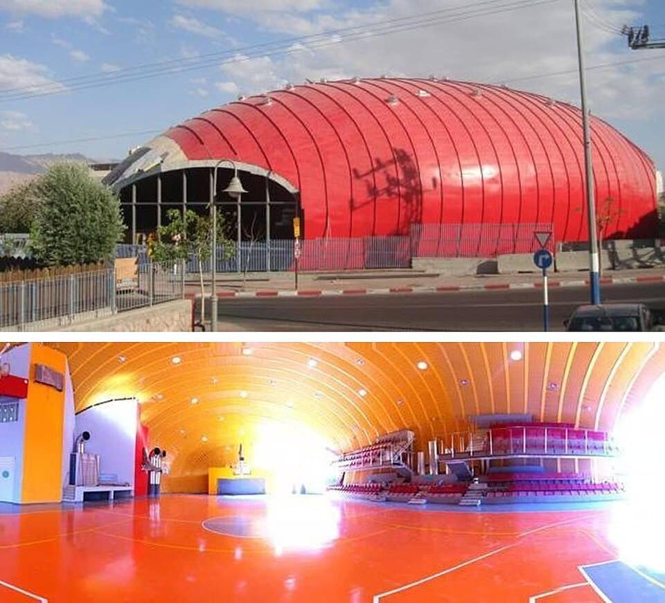 Sports Center at Eilat Israel. Designed by Bodek Achitects