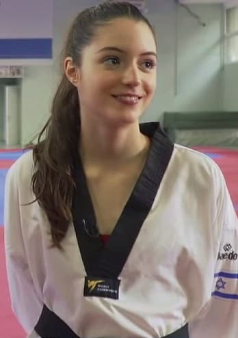 Israeli taekwondoo athlete Avishag Semberg in 2020