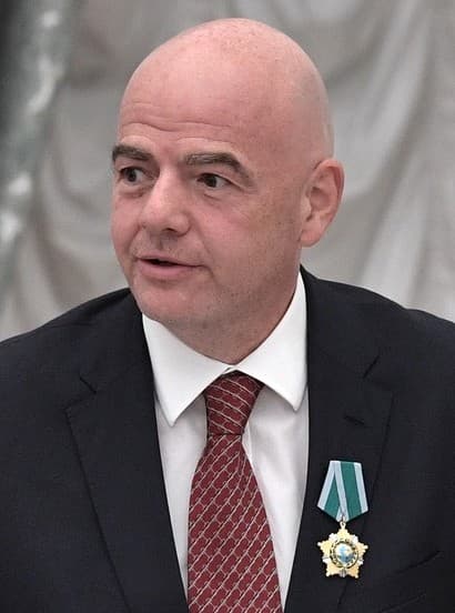 Орденом Дружбы награждён президент Международной федерации футбола Джанни Инфантино