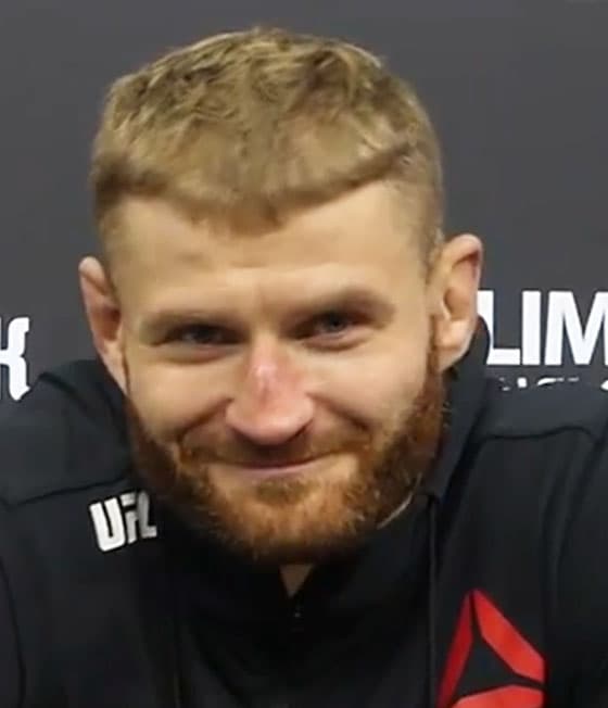 Jan Blachowicz at UFC Fight Night 136 post fight interview in Moscow, Russia