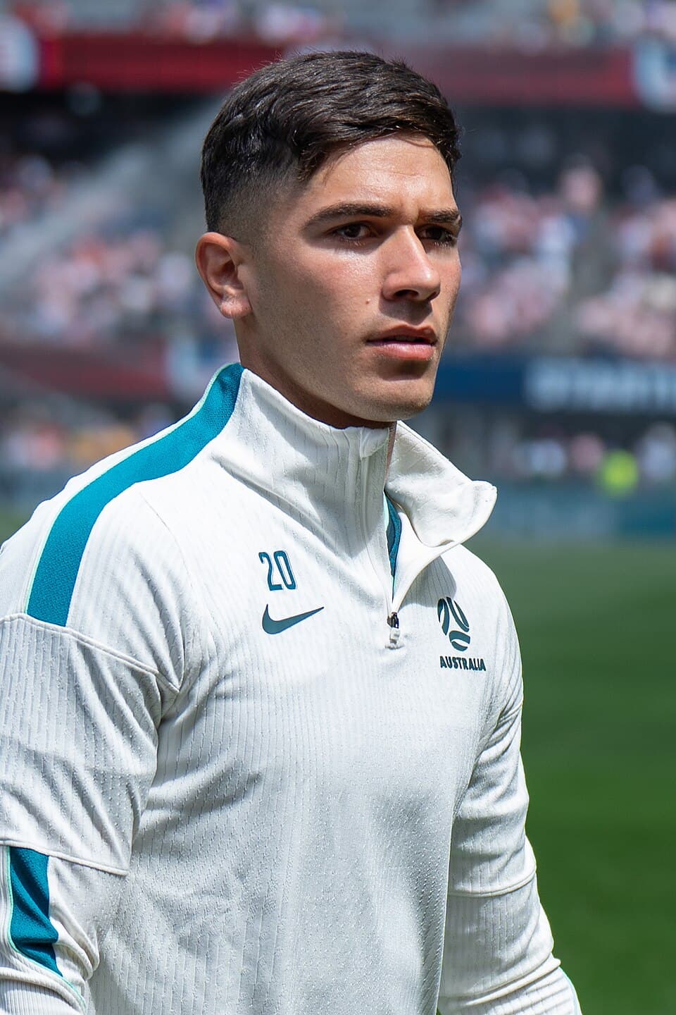 Cristian Volpato during United States v Australia on 19 June 2026 at the 2026 FIFA World Cup